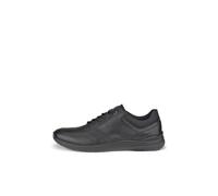 Ecco Irving 511734 Leather Men's Lace Up Trainers - Black - Size:UK 8-8.5