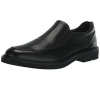 ECCO Men's London Apron Toe Slip on Loafer, Black, 9-9.5