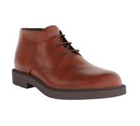 ECCO Men's London Plain Toe Chukka Boot, Cognac, 8-8.5
