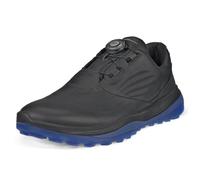 Ecco Golf LT1 132274 Leather Men's Comfort Trainers - Black - Size:UK 10.5-11