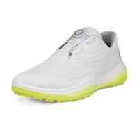 ECCO 2024 LT1 BOA HYBRID GOLF SHOES - WHITE / LIME - EU 45