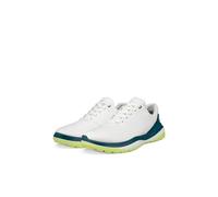 ECCO Mens LT1 Lace Up Waterproof Golf Shoes - White/Baygreen - UK 11.5