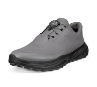 ECCO Mens LT1 M Boa Spikeless Golf Shoes - Steel - UK 8-8.5
