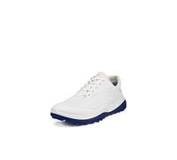 ECCO Mens LT1 M Leather Golf Shoes - White/Blue - UK 7.5