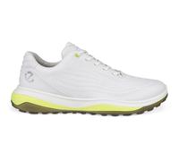 ECCO Men's Lt1 Hybrid Waterproof Golf Shoe, White/Yellow, 12/12.5 UK