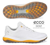 ECCO 2025 LT1 GOLF SHOES - WHITE / SUNRISE - EU 42