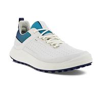 ECCO Mens M Core Golf Shoes - White/Blue Depths/Caribbean - UK 9-9.5