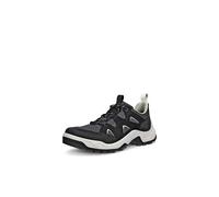 ECCO Mens Offroad Leather X Textile Trainers Black/Black/Magnet 41