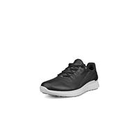ECCO Mens S-Casual Waterproof Leather Comfy Golf Shoes - Black - UK 10.5-11