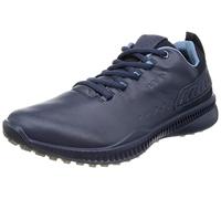 (UK 11.5, Marine) Ecco Mens S-Hybrid Water Repellent Leather Comfort Golf Shoes