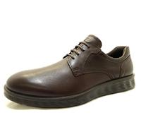 ECCO Mens S Lite Hybrid Leather Mocha Shoes 10.5-11 UK