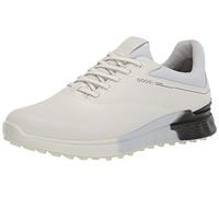 ECCO Mens S-Three Leather Gore-TEX Golf Shoes - White/Black - 11.5 UK (46EU)