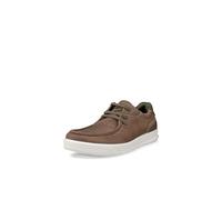 ECCO Men's Sneaker Byway Moc Toe, Nutmeg Brown, 8.5