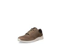 ECCO Men's Sneaker Irving, Nutmeg Brown/Dark Clay, 12.5