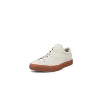 ECCO Men's Soft 10 Premier Tie Sneaker, Gravel Suede, 9-9.5