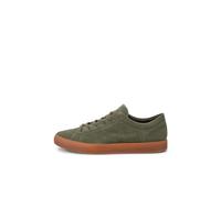 ECCO Men's Soft 10 Premier Tie Sneaker, Tarmac Suede, 8-8.5