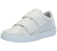 ECCO Men's Soft 60 Two Strap Premium Sneaker, White, 8-8.5