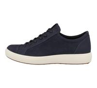 ECCO Mens Soft 7 470364 Nubuck Leather Night Sky Trainers 9-9.5 UK