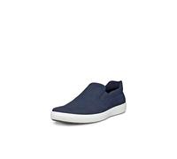 ECCO Men's Soft 7 Easy Slip on Sneaker, Marine, 8-8.5