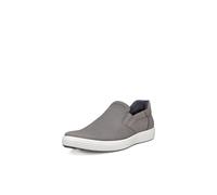 ECCO Men's Soft 7 Easy Slip on Sneaker, Steel, 9-9.5