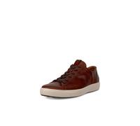 ECCO Men's Soft 7 Premier Sneaker, Cognac, 4/4.5 UK