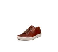 Ecco Soft 7 Mens Brown Soft Leather Shoes Trainers Size UK 8-12.5