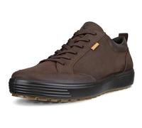 Ecco Mens Soft 7 Tred Nubuck Leather Waterproof Shoes Lace Up Trainers Warm