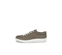 ECCO Men's Soft Zero Lace Up Sneaker, Tarmac/Tarmac, 13-13.5