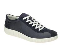 ECCO Mens Soft Zero Leather Marine Trainers 10 UK