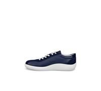 ECCO Mens Soft Zero Leather Marine Trainers 9-9.5 UK