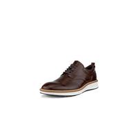 ECCO Men's St.1 Hybrid Captoe Oxford, Cocoa Brown, 9-9.5
