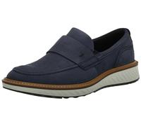 ECCO Men's St.1 Hybrid Penny Loafer, Night Sky Nubuck, 10.5/11 UK
