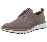 ECCO Men's St.1 Hybrid Plain Toe Oxford, Dark Clay Nubuck, 10/10.5 UK