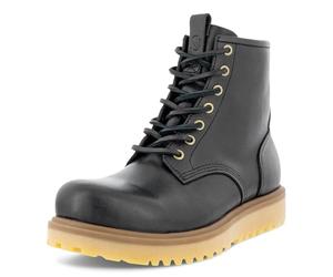 ECCO Men's Staker Plain Toe Tie Fashion Boot, Black, 5/5.5 UK