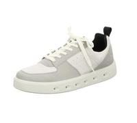 ECCO Mens Street 720 Leather Concrete White Trainers 10.5-11 UK
