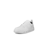 Ecco Street 720 Full Grain Leather Men's Low Top Trainers - White - Size:UK 9-9.5