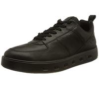 Ecco Street 720 Full Grain Leather Men's Low Top Trainers - Black - Size:UK 10