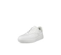 ECCO Men's Street Court Lace Sneaker, White/Shadow White, 7/7. 5 UK