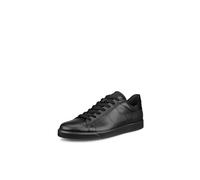 Ecco Street Lite Leather Men's Lace Up Trainers - Black Black - Size:UK 10