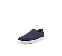 ECCO Men's Street Lite Slip on Sneaker, Marine Suede/Marine/Night Sky, 9/9.5 UK
