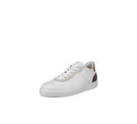 ECCO Men's Street Lite Vintage Sneaker, White/Gravel/Cashmere, 8-8.5
