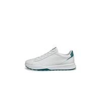 ECCO Mens Street Vibe Spikeless Golf Shoes White/Green 8.5 UK
