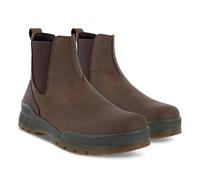 ECCO Men's Track 25 Hydromax Water Resistant Chelsea Boot, Cocoa Brown Nubuck, 8-8.5