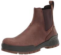 ECCO Men's Track 25 Hydromax Water Resistant Chelsea Boot, Cocoa Brown Nubuck, 8-8.5