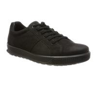 Ecco Byway 501594 Leather Men's Lace Up Trainers - Black - Size:UK 10