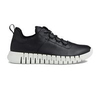Ecco Gruuv Smooth Leather Men's Fashion Trainers - Black Black - Size:UK 9-9.5