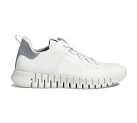 Men's ECCO Mens Gruuv Leather Elastic Laces Trainers - White - Size: 10.5/11