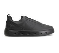 Ecco Street 720 Full Grain Leather Men's Low Top Trainers - Black - Size:UK 9-9.5