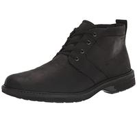 ECCO Men's Turn II Waterproof Lace Chukka Boot, Black Nubuck, 10-10.5