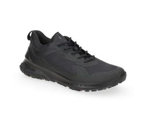 ECCO Mens ULT-trn Textile Leather Black Black Trainers 8-8.5 UK